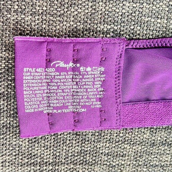 42DD Razzleberry Playtex Secrets Body Revelation Underwire Bra #4228 LNWOT - Picture 3 of 6
